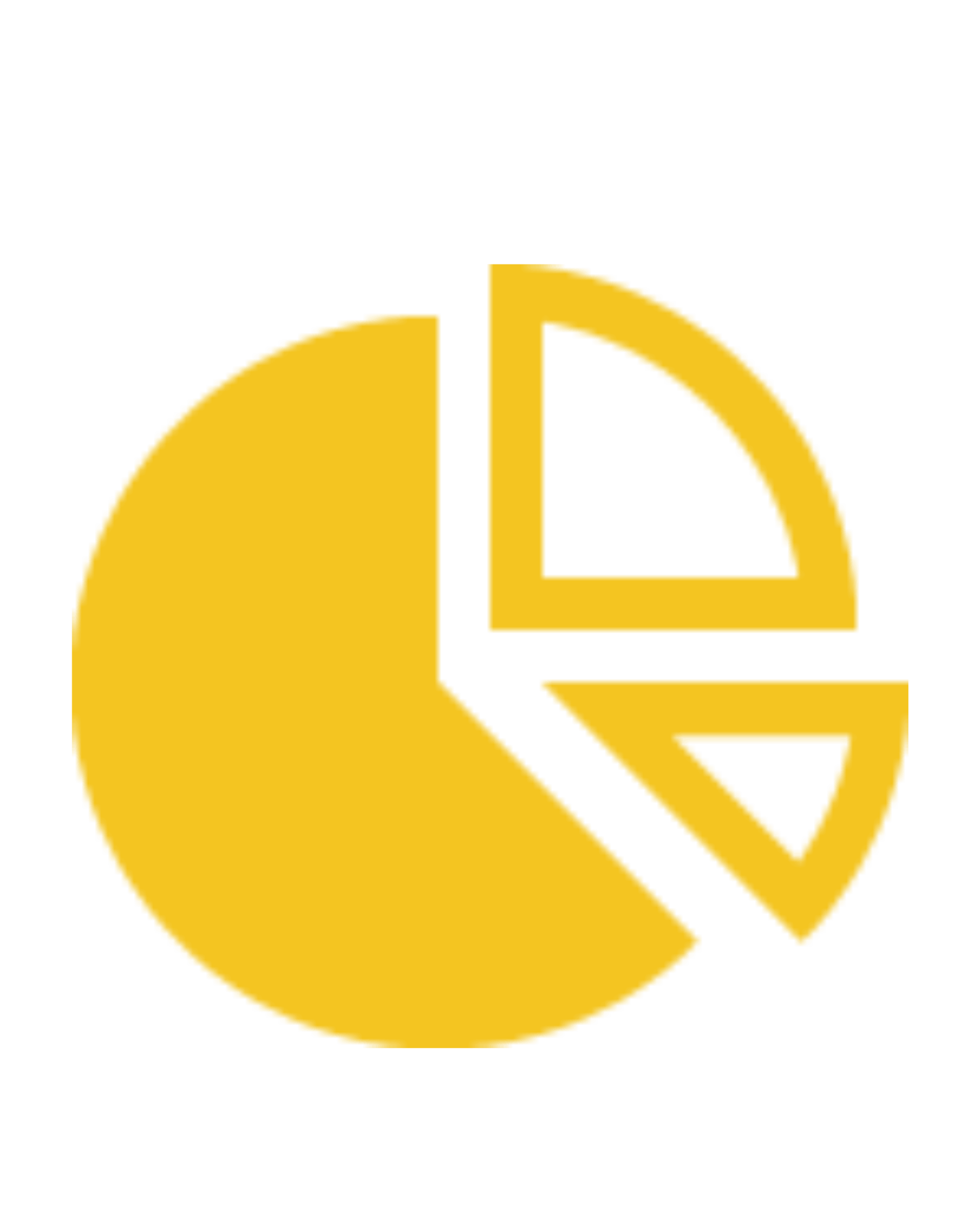 A golden pie chart icon, symbolizing data analysis, financial breakdown, and strategic insights for outsource financial services and debt settlement.