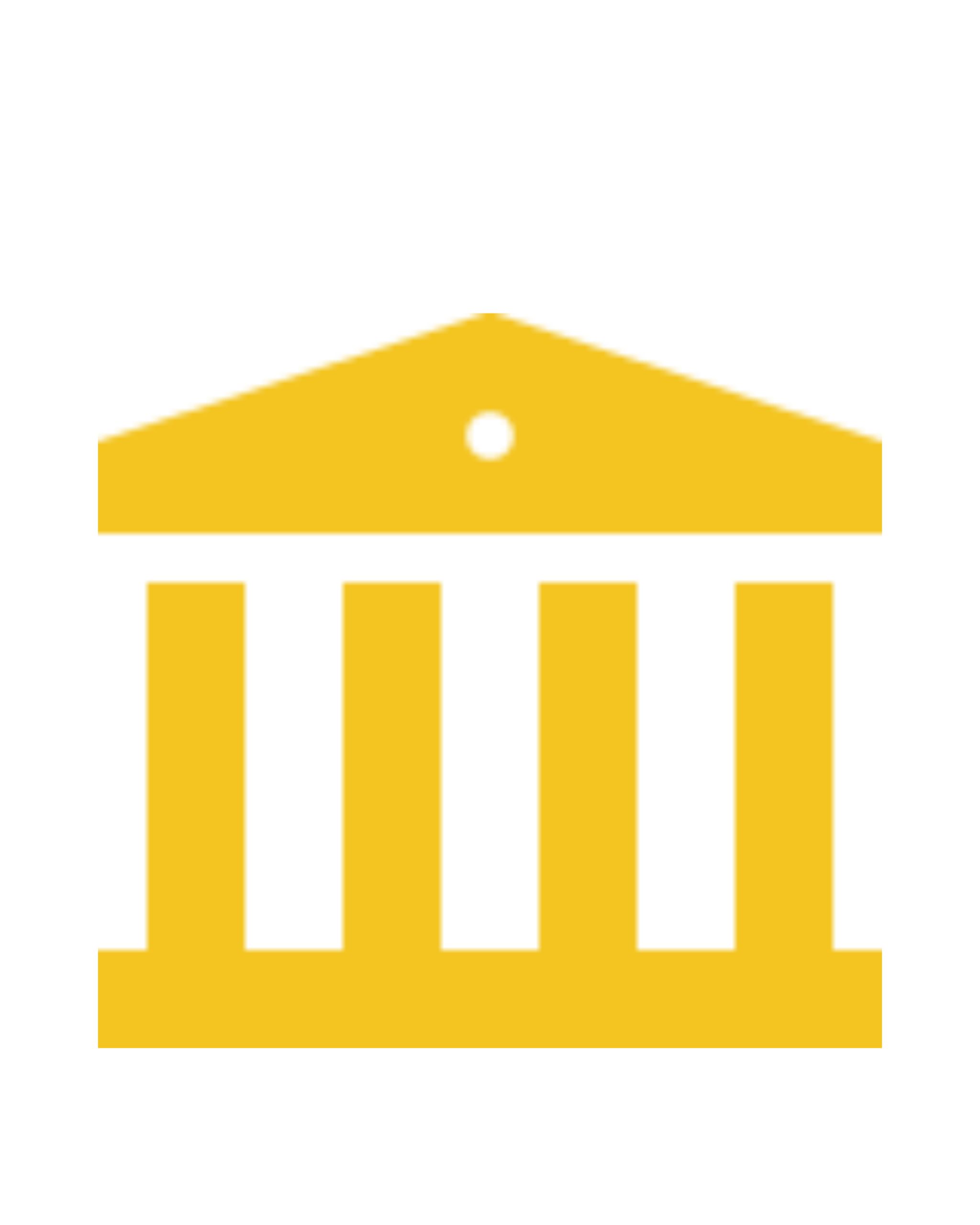 A golden icon of a classical building with pillars, symbolizing financial institutions, banking, and robust business infrastructure for BPO solutions.