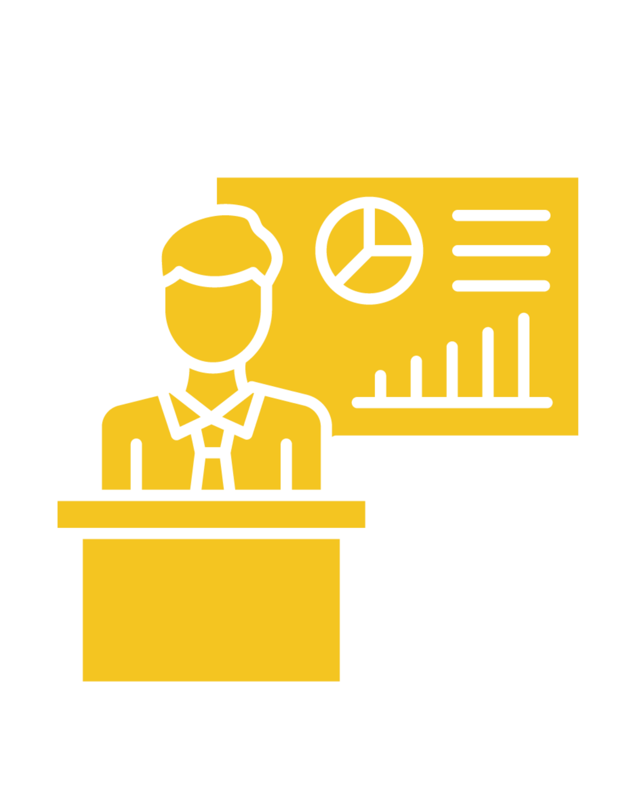 A golden icon of a person with three upward arrows, symbolizing strong leadership, strategic direction, and multiple paths to business growth in BPO.