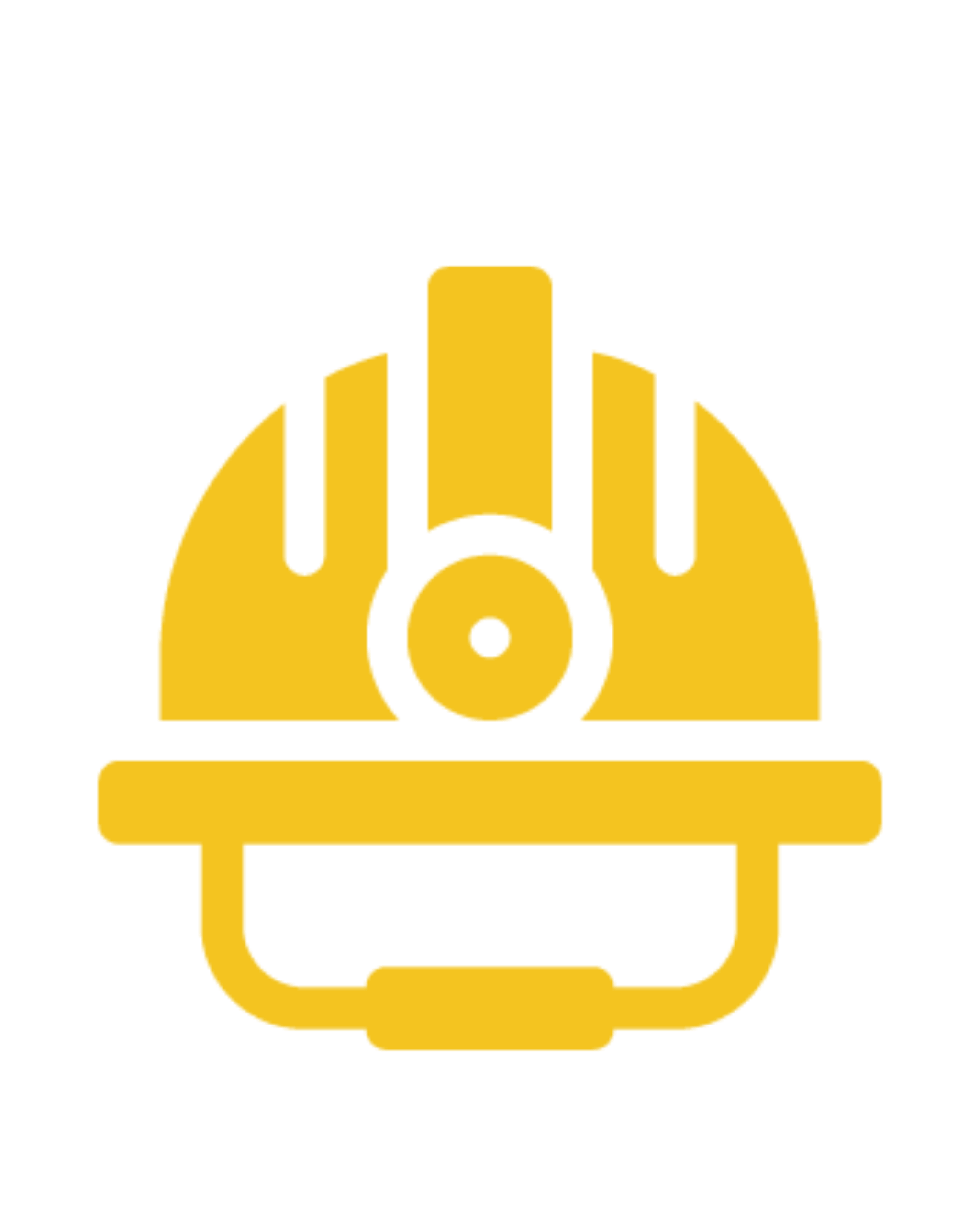 A golden hard hat icon, symbolizing safety, robust protection, and expertise in engineering or KPO solutions for industries like construction.