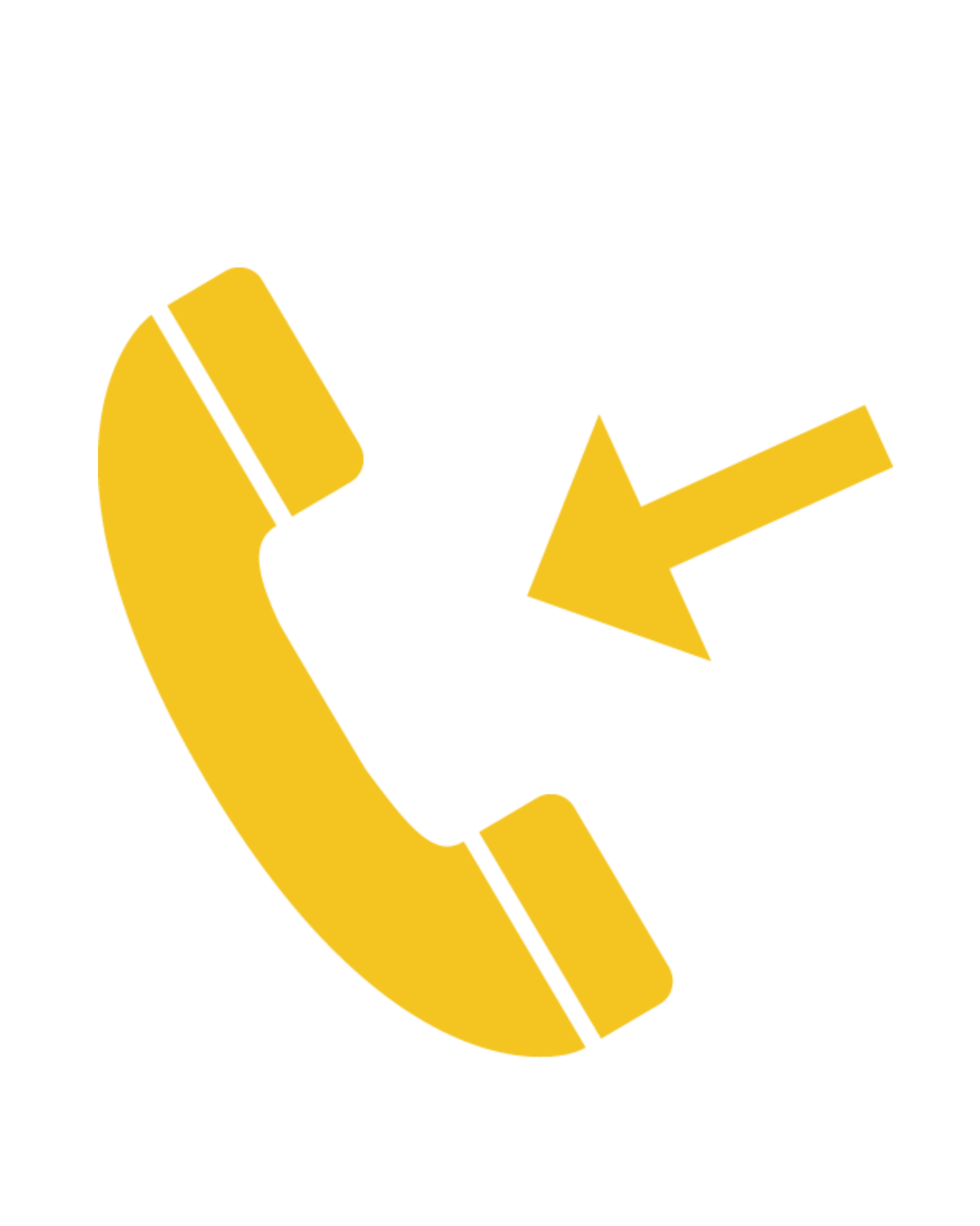 A golden phone icon with an inbound arrow, symbolizing efficient incoming calls and responsive customer service for telemarketing services.